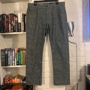 AG The Graduate Herringbone Pants 34